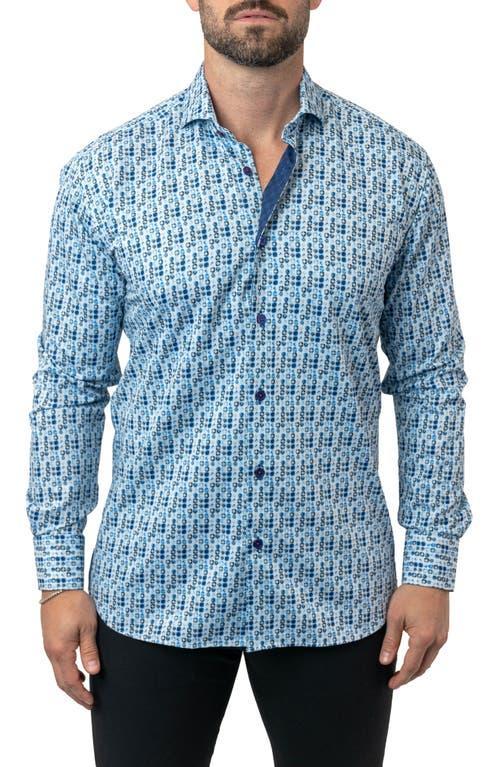 Mens Einstein Star Tile Sport Shirt Product Image