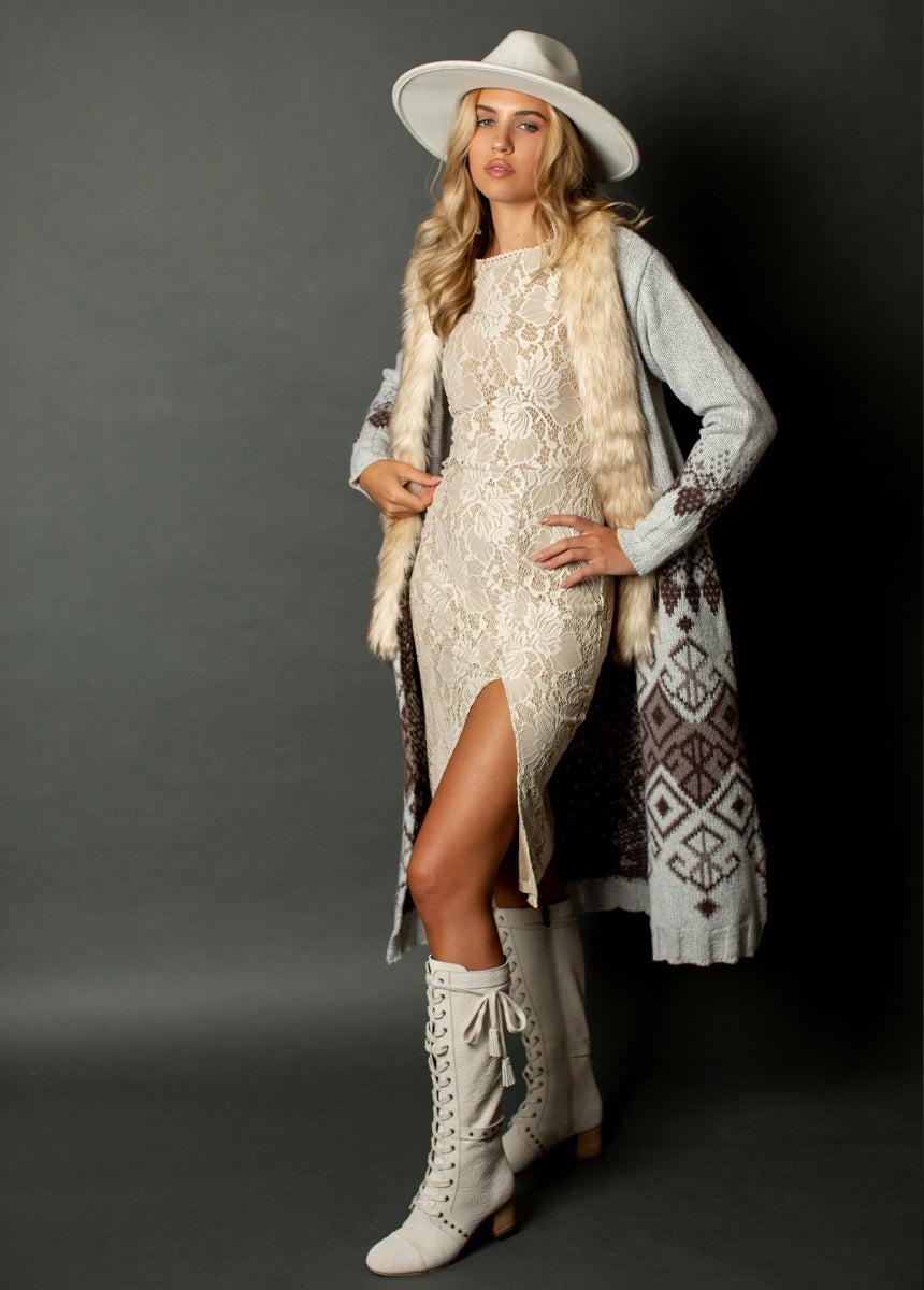 Iman Dress in Oat Female Product Image