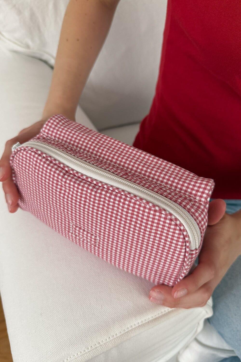 Checkered Makeup Bag Product Image