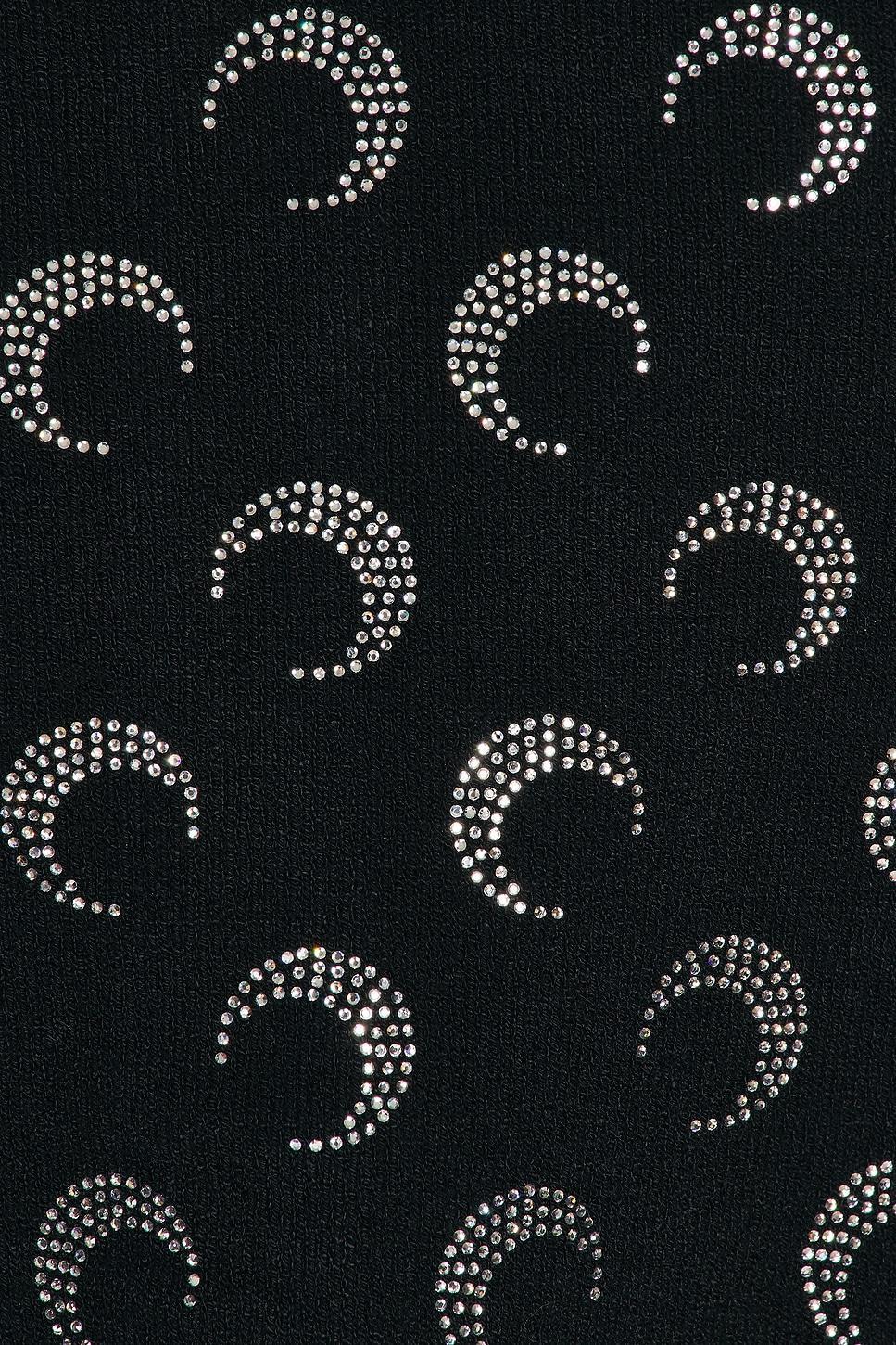 Moon Rhinestone Knit Fitted Cardigan Product Image