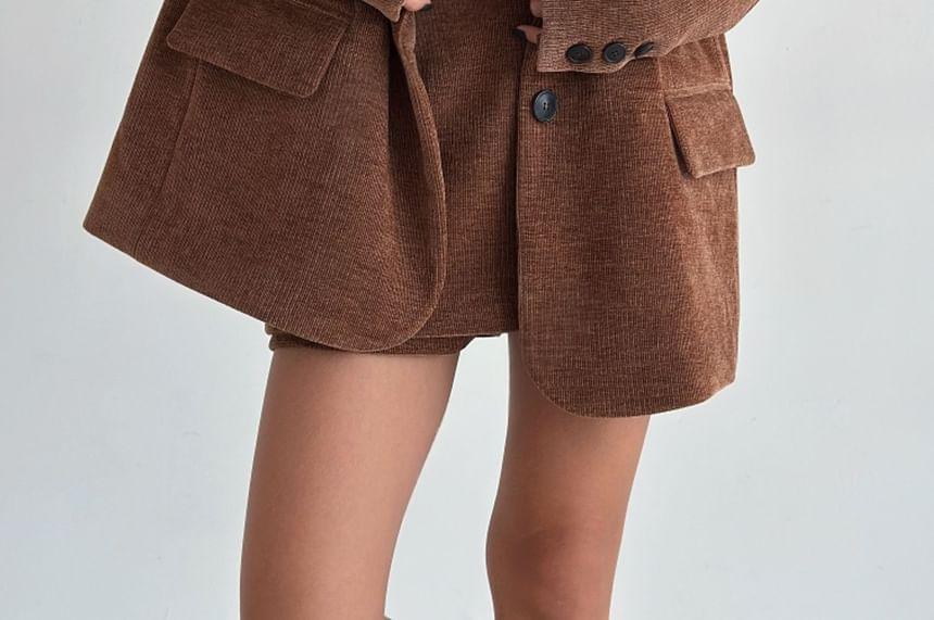 Corduroy Loose-Fit Blazer Product Image