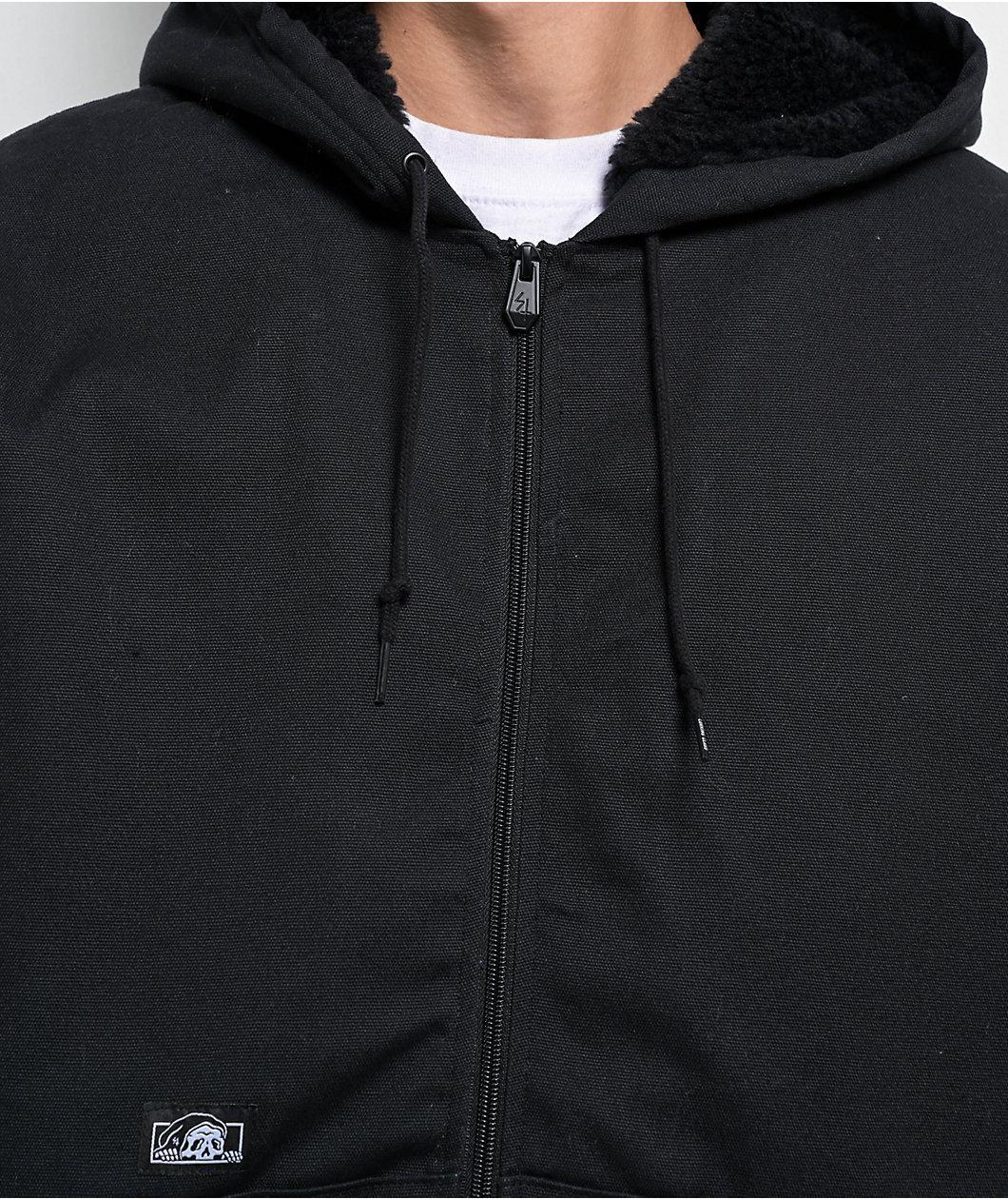 Lurking Class by Sketchy Tank x Matt Stikker Sick In The Head Black Work Jacket Product Image