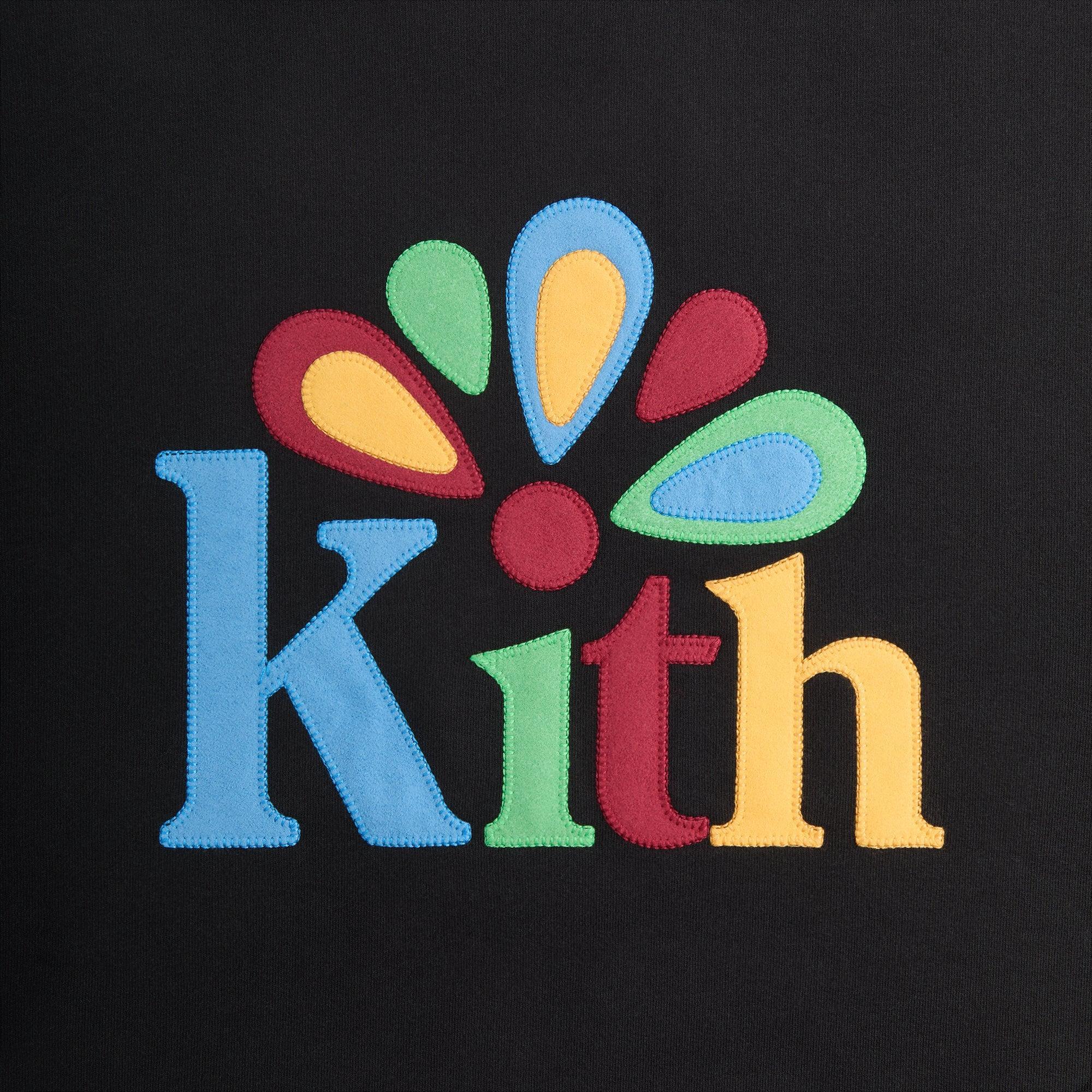 Kith Serif Applique Nelson Crewneck - Black Male Product Image