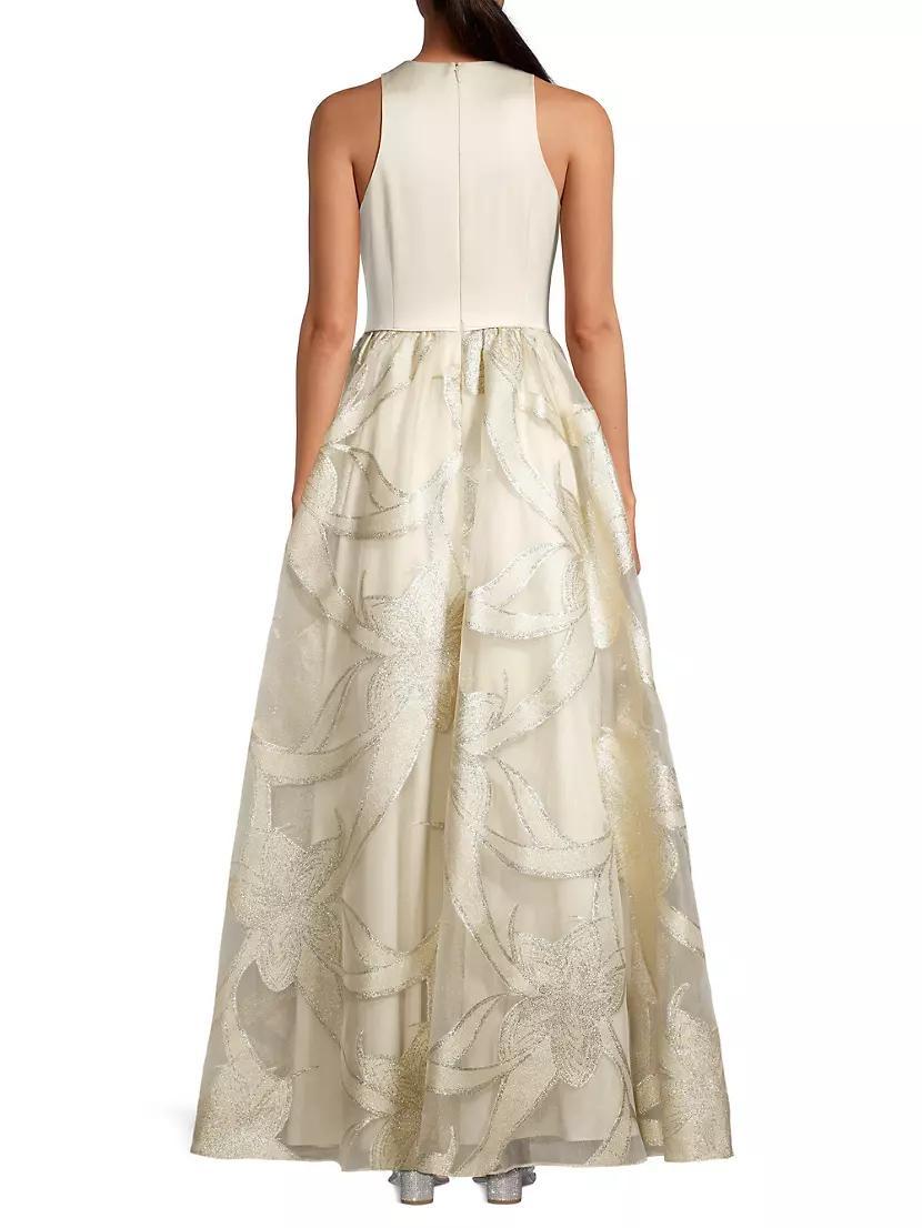 Metallic Jacquard Ballgown Product Image