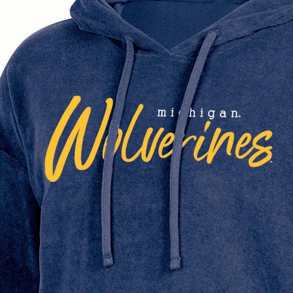 NCAA Michigan Wolverines Women's Terry Hooded Sweatshirt Product Image