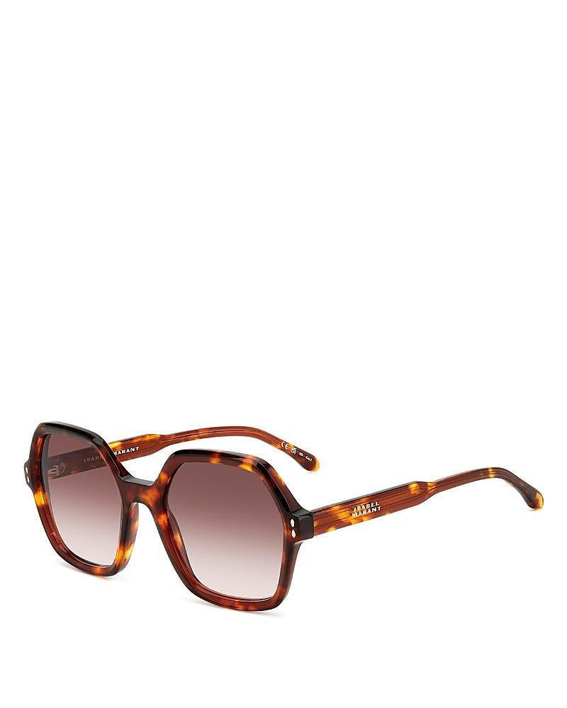 Womens 55MM Geometric Sunglasses Product Image