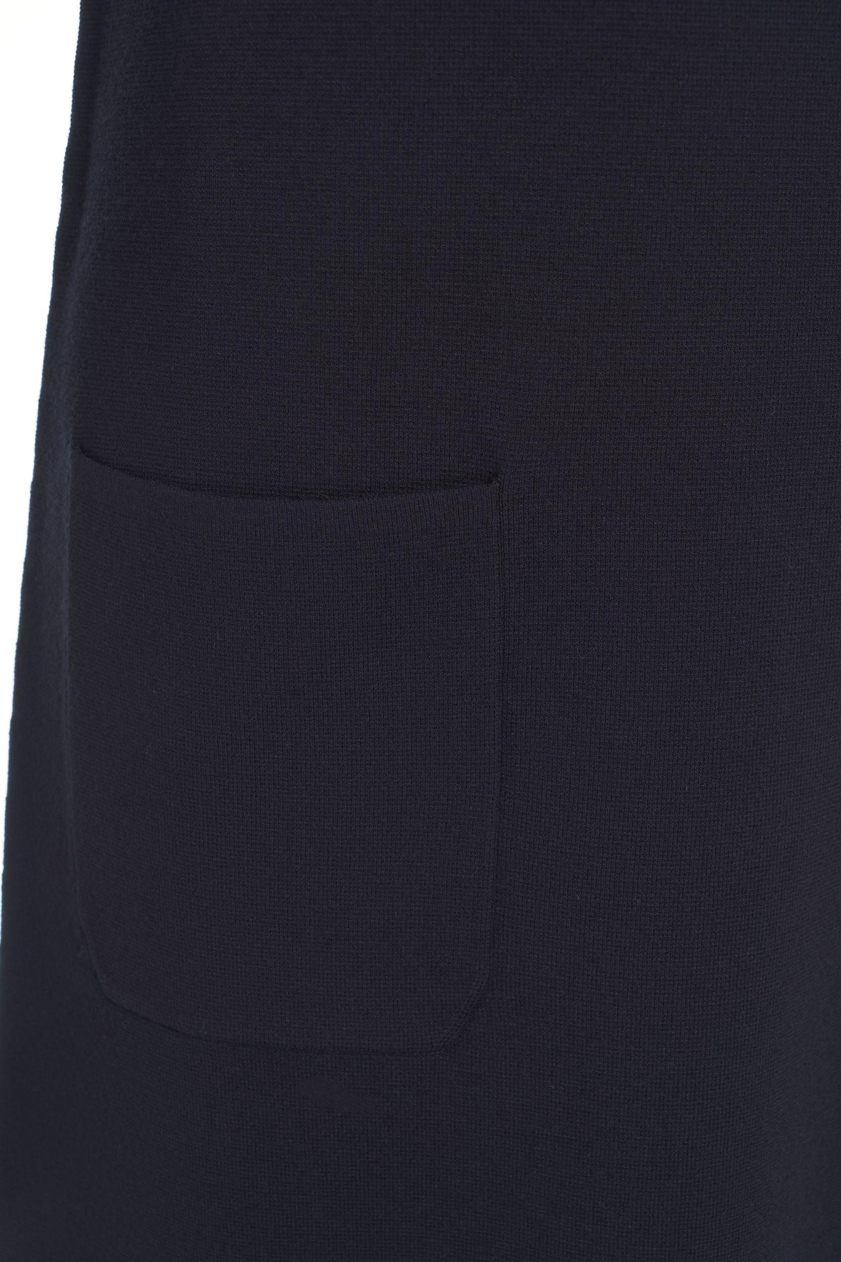 Midi dress with collar and zipper Product Image