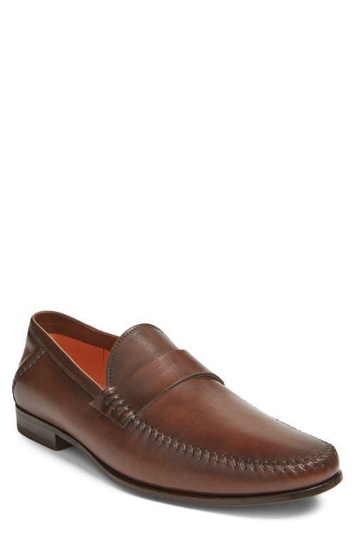 Santoni Mens Paine-M1 Slip On Loafers Product Image