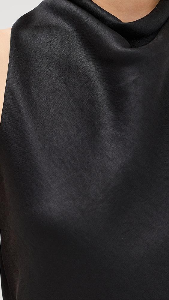 Vince Cowl Neck Bias Satin Top | Shopbop Product Image