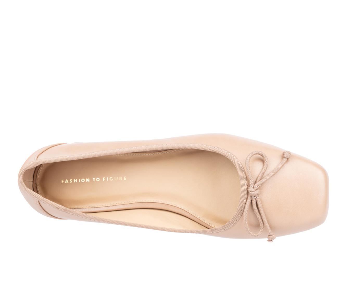 Women's Fashion to Figure Fawn Ballet Wide Width Flats Product Image