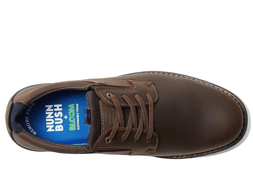 Nunn Bush® Otto Men's Leather Plain Toe Oxford Shoes, Size: 10.5 Wide, Brown Product Image