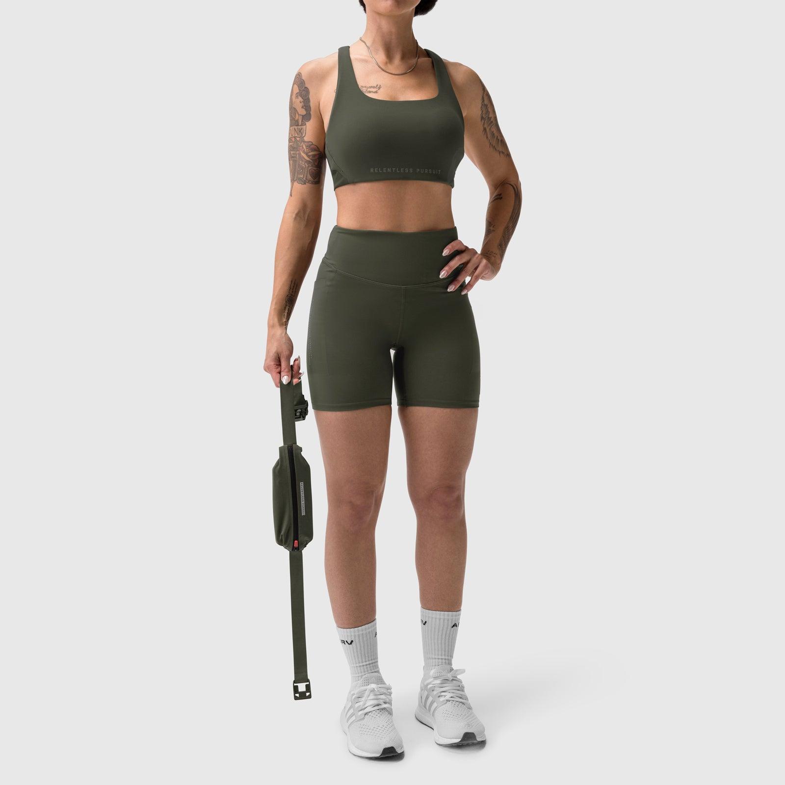 W029. Lycra® 3-in-1 Biker Short - Black Product Image