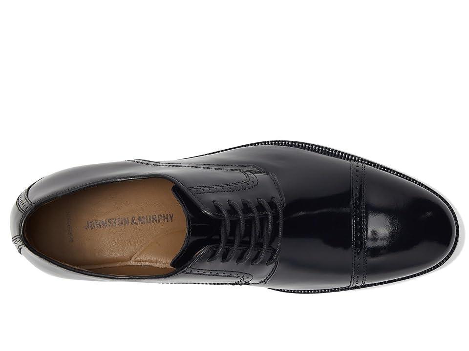 Johnston  Murphy Mens Bradford Leather Brogue Detail Cap Toe Oxfords Product Image