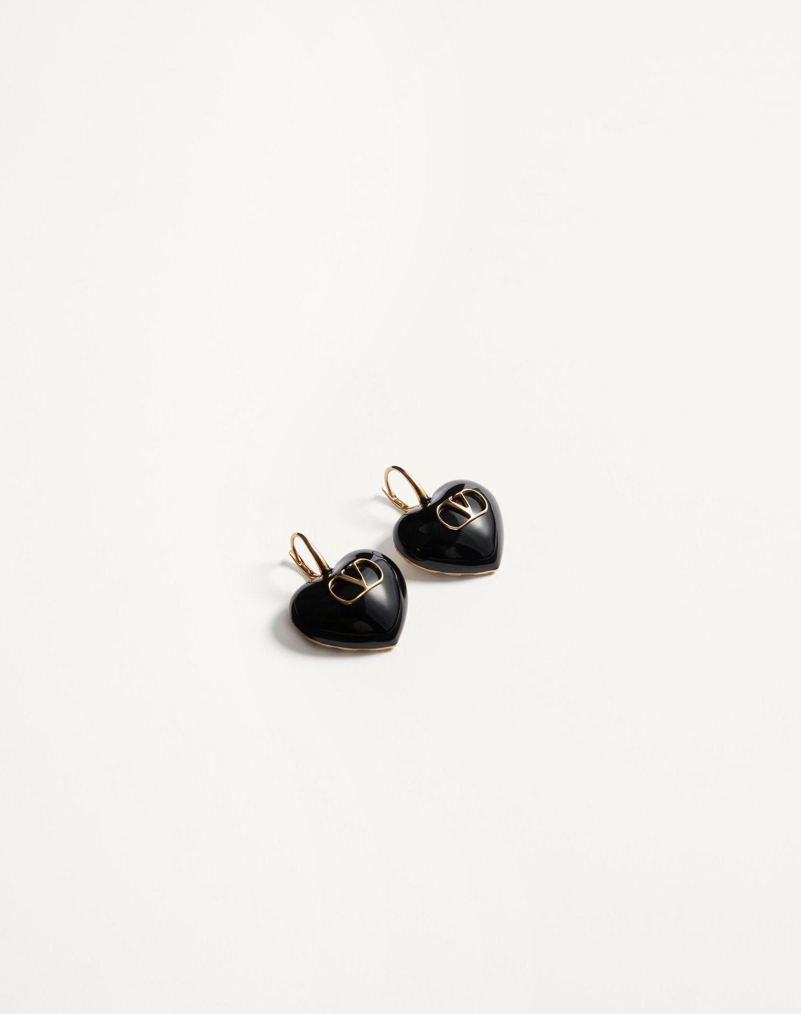 Coeur Royal Earrings In Metal And Enamel Product Image