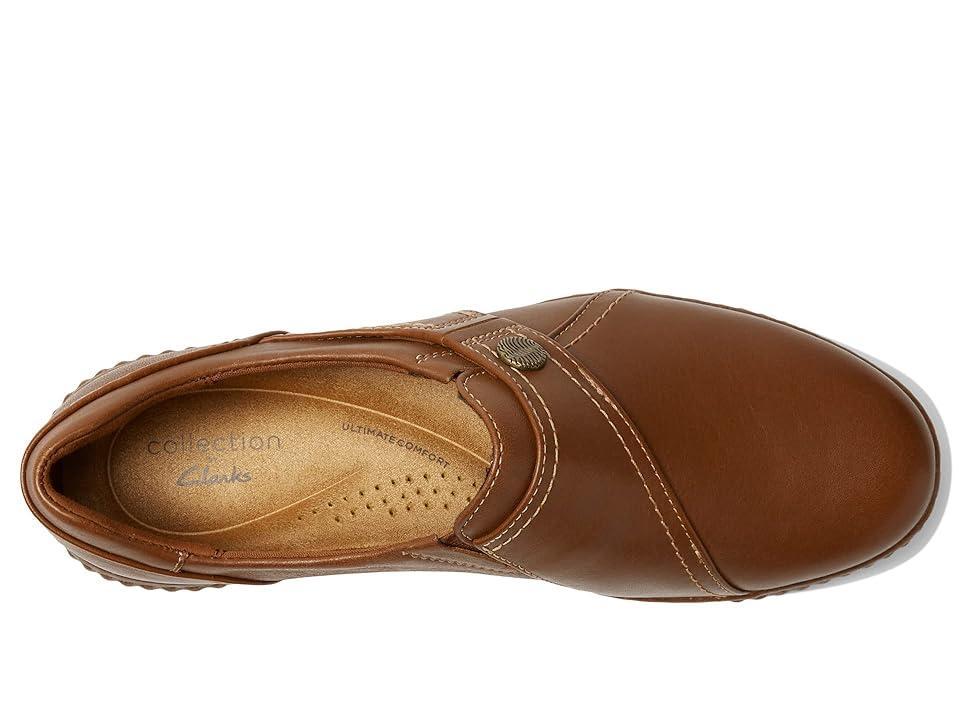 Clarks Caroline Pearl Womens Leather Slip-On Shoes Product Image