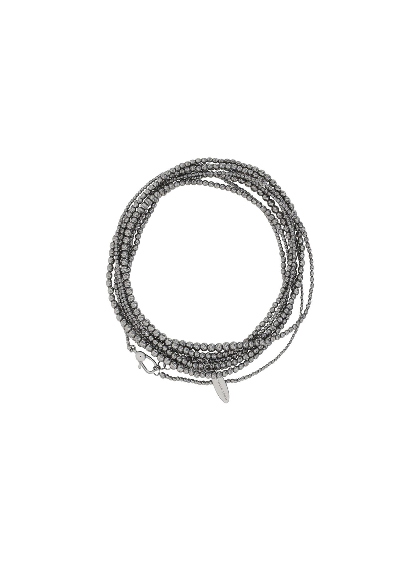 BRUNELLO CUCINELLI Bracelet In Rodio Nero Product Image