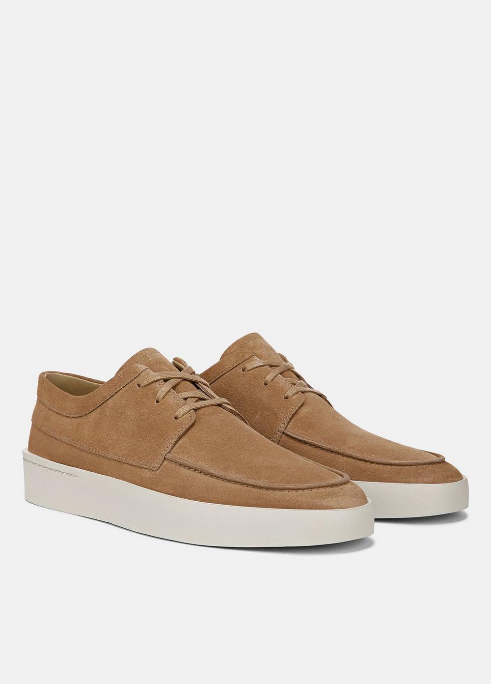 Mens Paolo Suede Sneaker, New Camel, Size 12 Vince Product Image