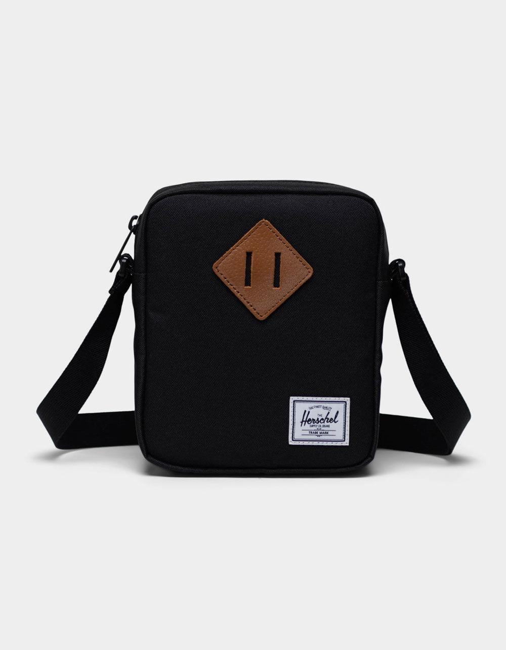 HERSCHEL SUPPLY CO. Heritage Crossbody Bag - BLACK/FOUR LEAF CLOVER Product Image