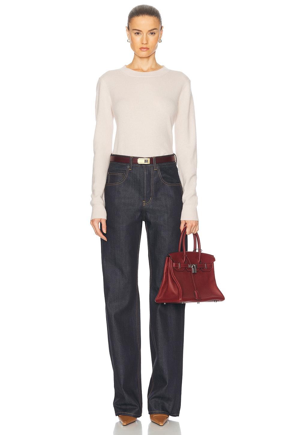 Powder Cashmere Knit Crewneck Top Product Image