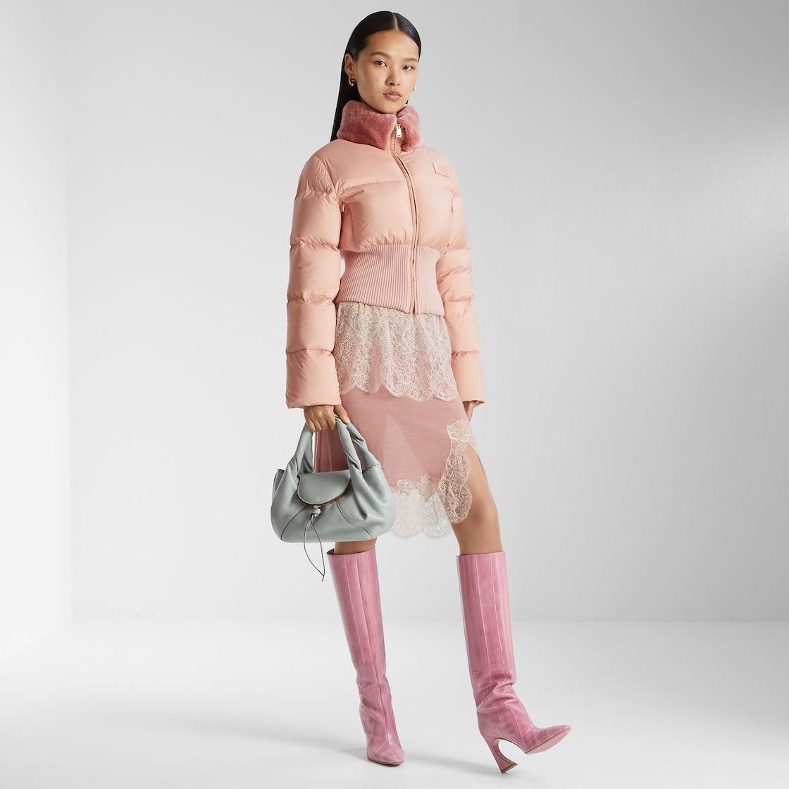 SkirtPink cashmere and silk skirt Product Image