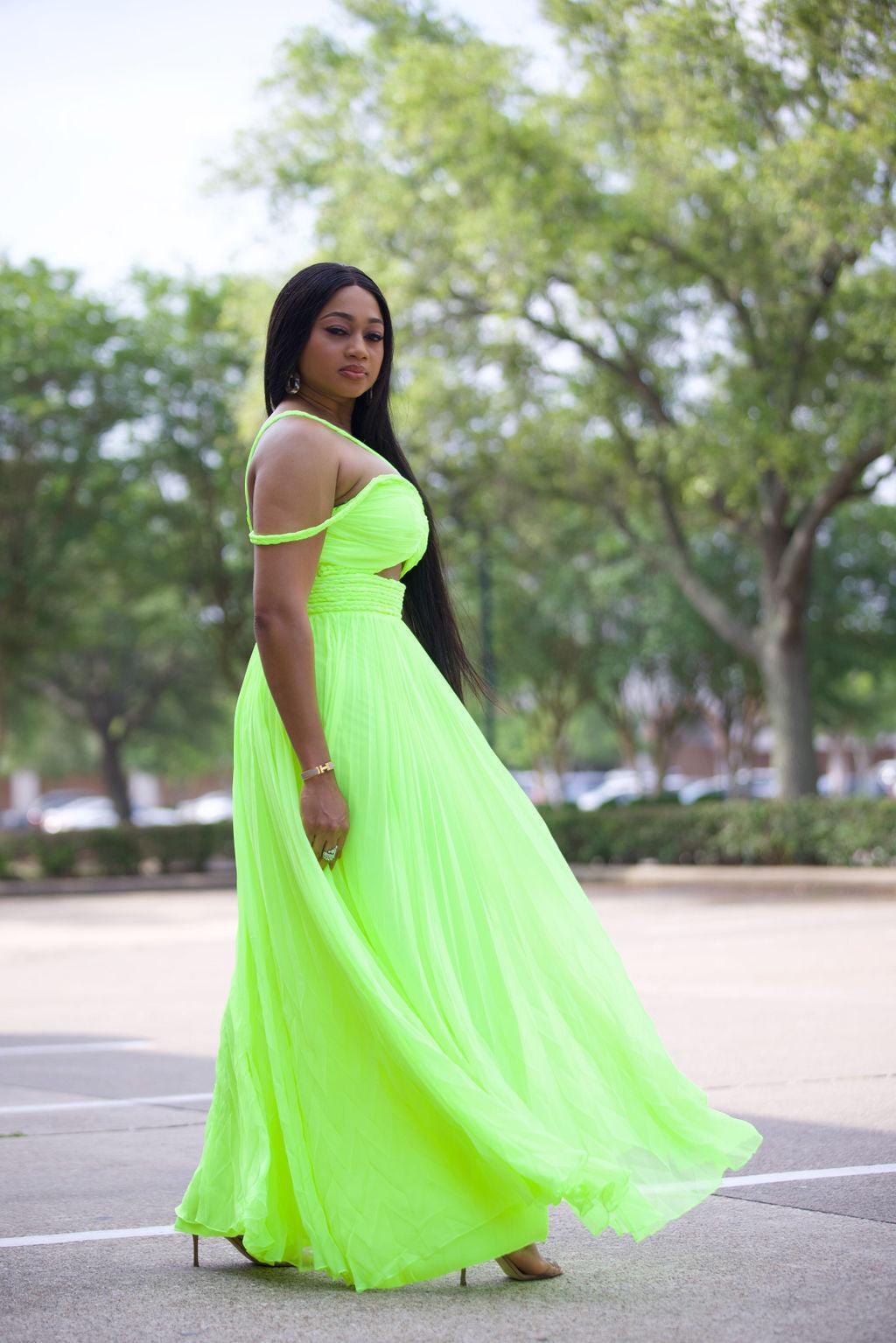 Angie Neon Dress Product Image