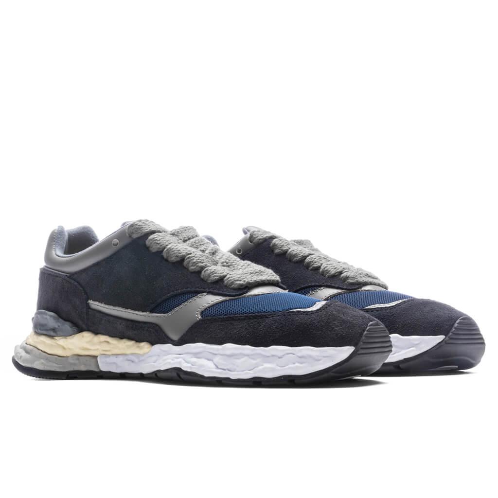 George OG Sole Mix Material Low Top - Navy Male Product Image