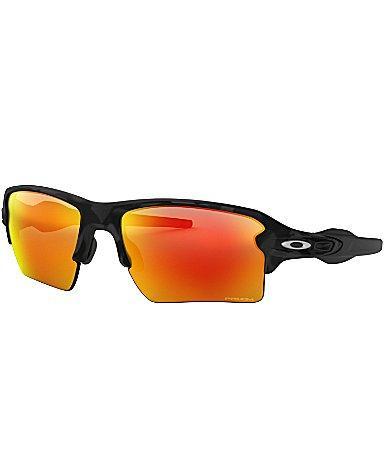 Oakley Mens OO9188 Flak 2.0 XL 59mm Rectangle Sunglasses - Polished White/Prizm Sapphire Product Image