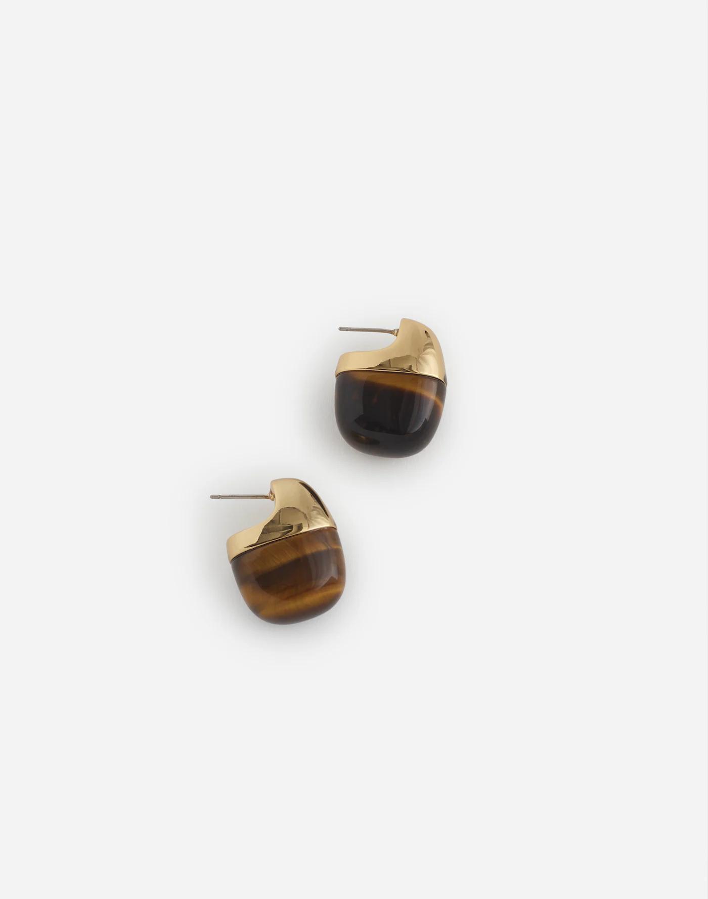 Semiprecious Statement Stud Earrings Product Image