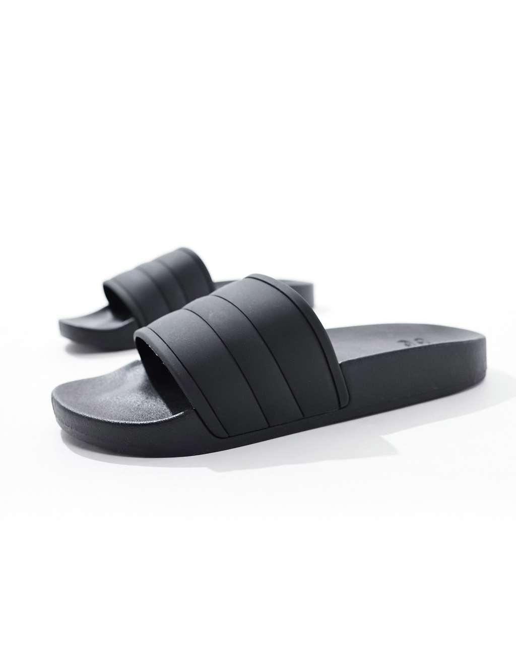 ASOS DESIGN Wide Fit Final pool slides Product Image