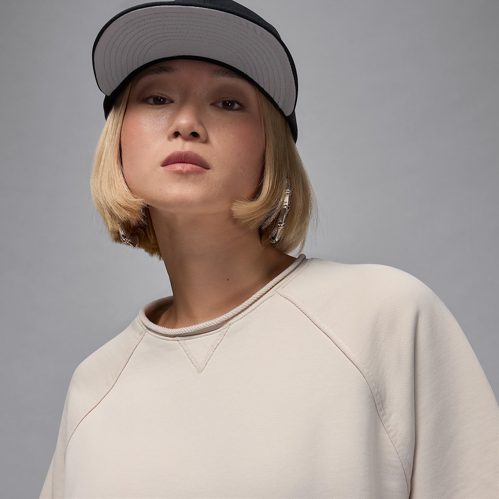 Women's Jordan Flight Fleece Oversized Short-Sleeve French Terry Top Product Image