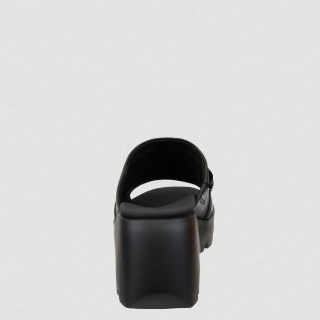 Naked Feet ISO Black Platform Sandal Product Image