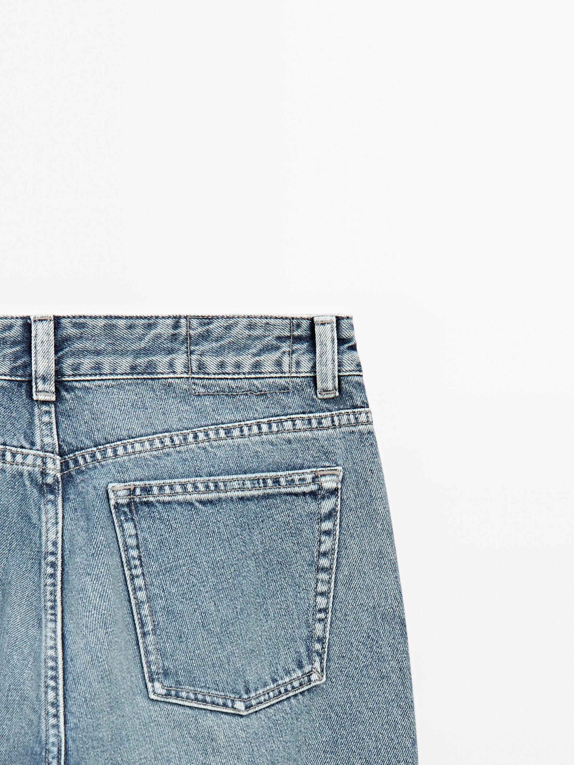 Low-rise straight-leg jeans Product Image
