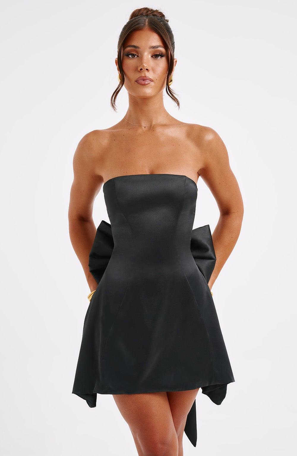 Freja Mini Dress - Black Product Image