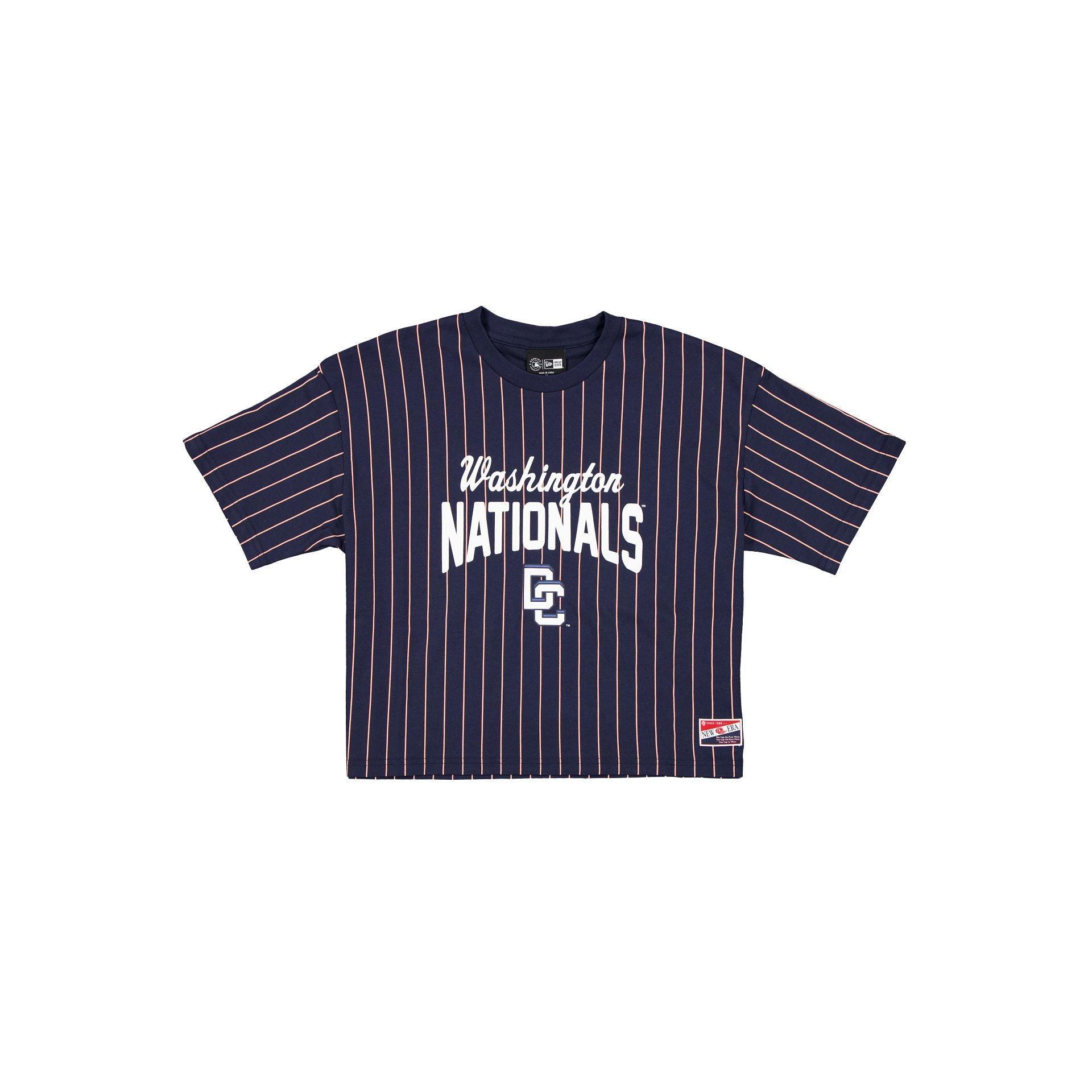 Washington Nationals City Connect Women's Pinstripe T-Shirt Female Product Image