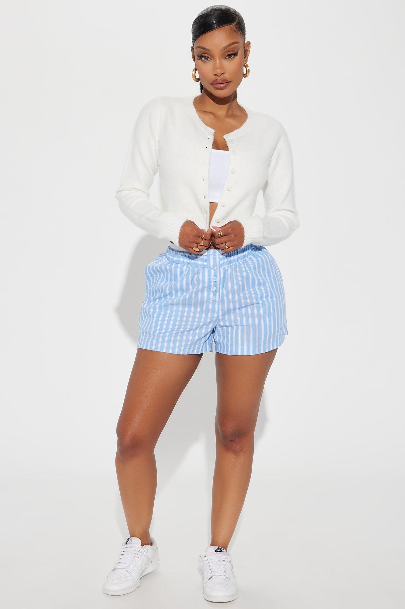 Sweet Sensation Cropped Cardigan - White Product Image