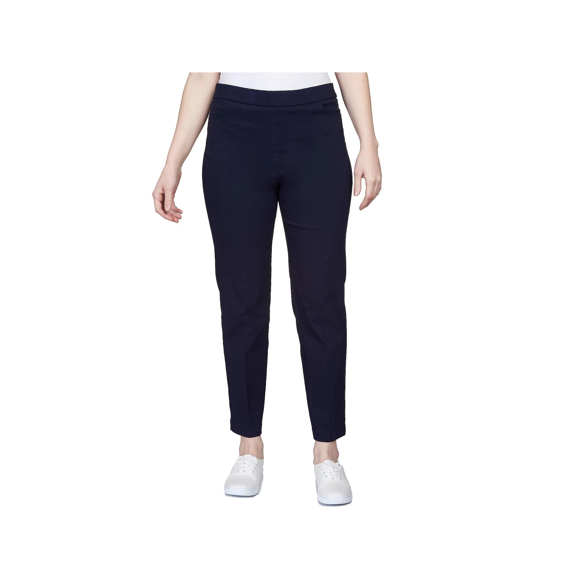 Womens Alfred Dunner Classics Allure Proportioned Pants Product Image