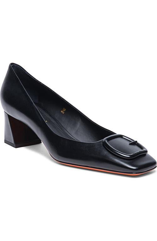 Womens Soft Square 50MM Leather Pumps Product Image