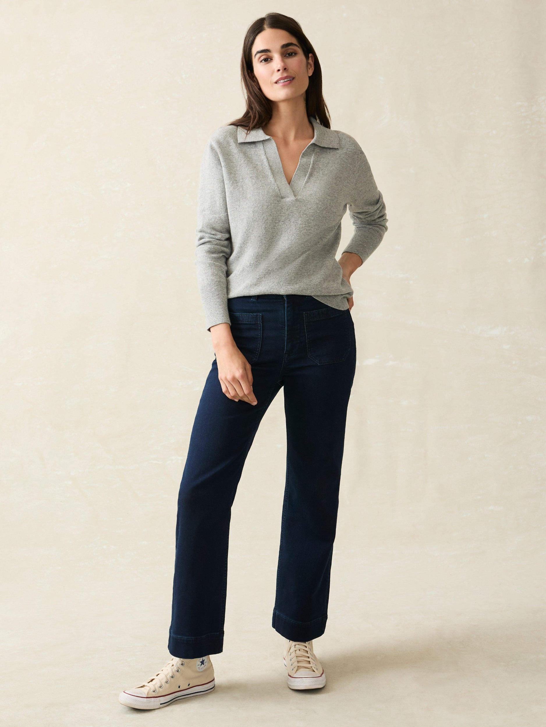 Jackson Sweater Polo - Grey Heather Female Product Image