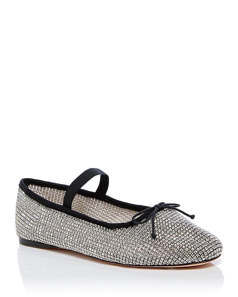 Womens Leonie Crystal-Embellished Ballet Flats Product Image
