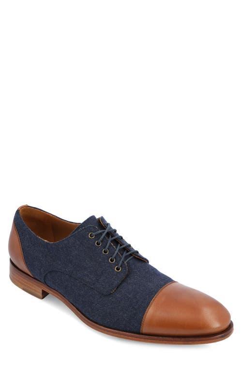 Taft Mens Jack Floral Printed Jacquard Calfskin Oxfords Product Image