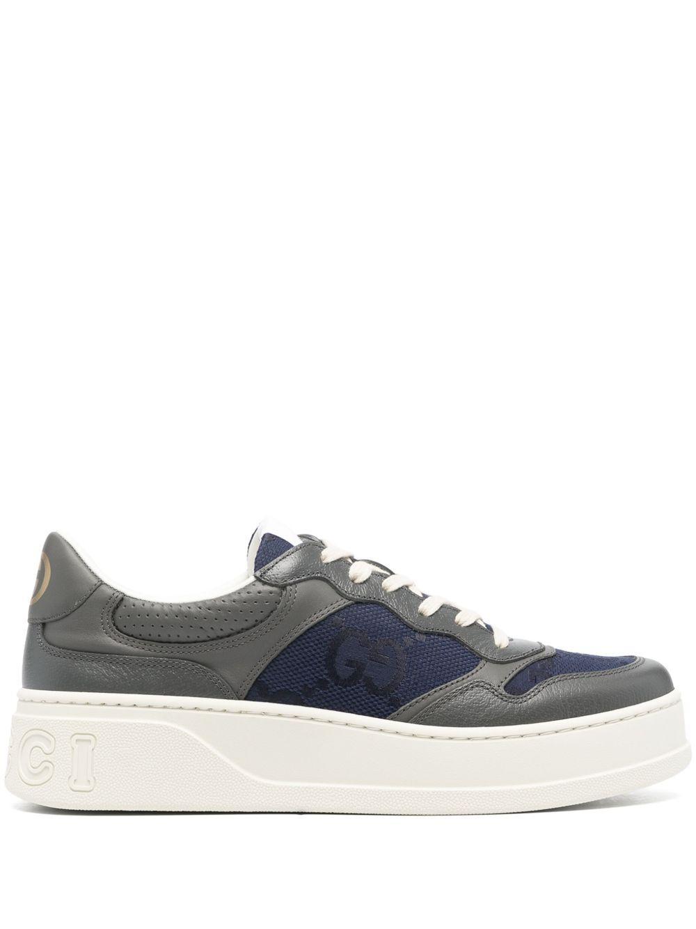 Interlocking G leather sneakers  Product Image