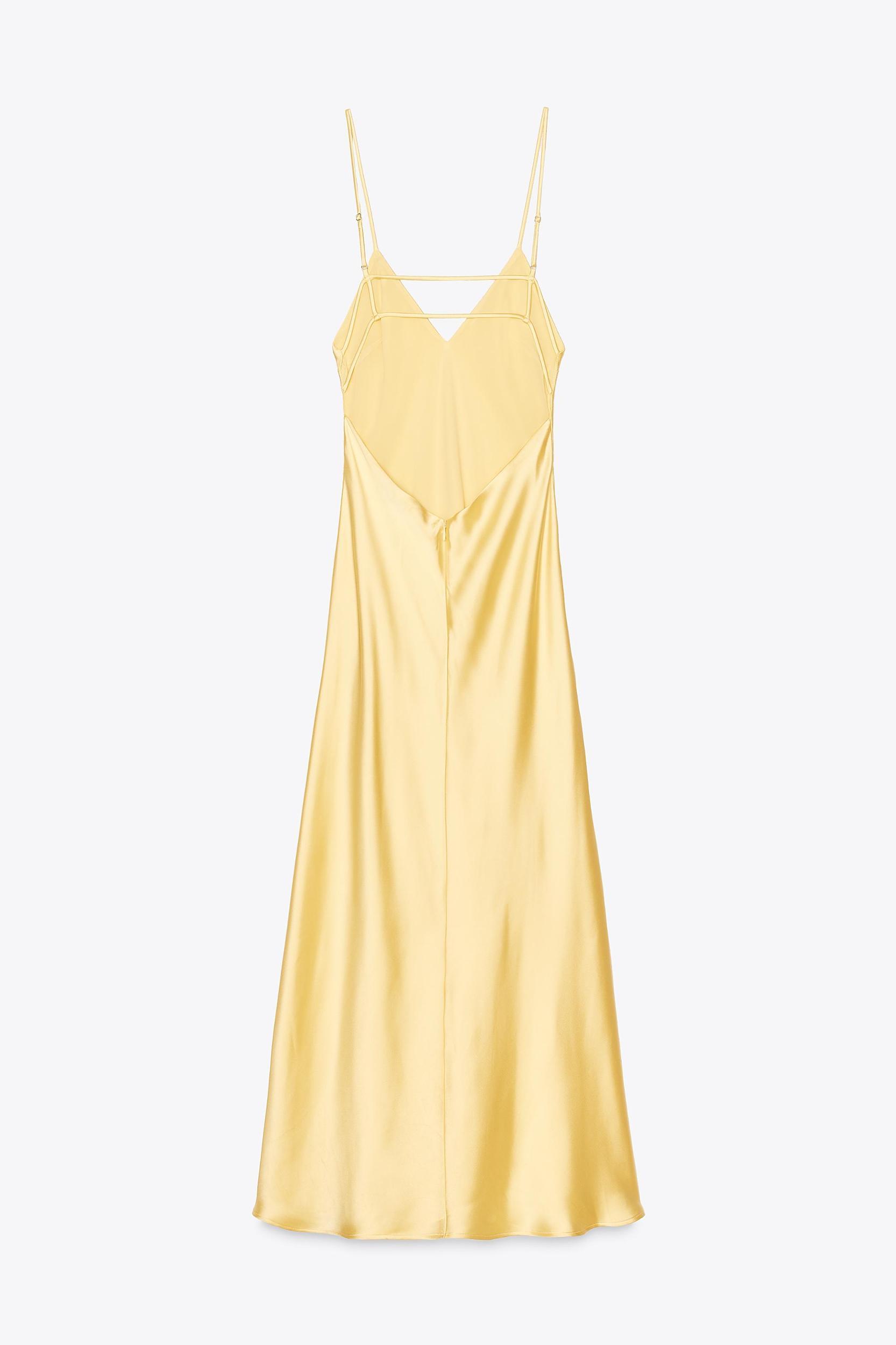 SATIN MIDI DRESS Product Image