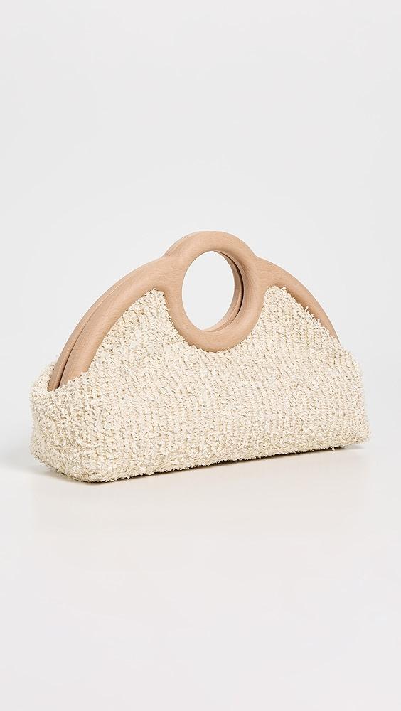 ALEXIS Sloane Raffia Frame Clutch | Shopbop Product Image