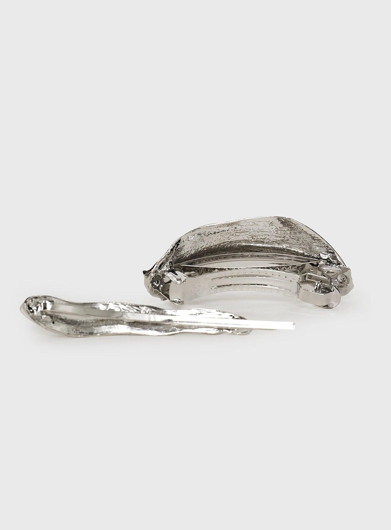 Prettiest Star Hair Clip Pack Silver Product Image