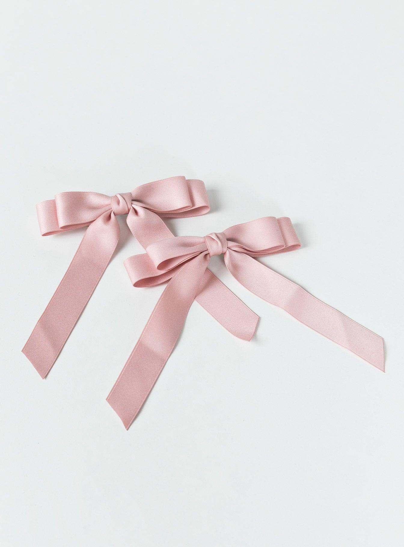 Kinski Hair Bow Pack Pink Product Image