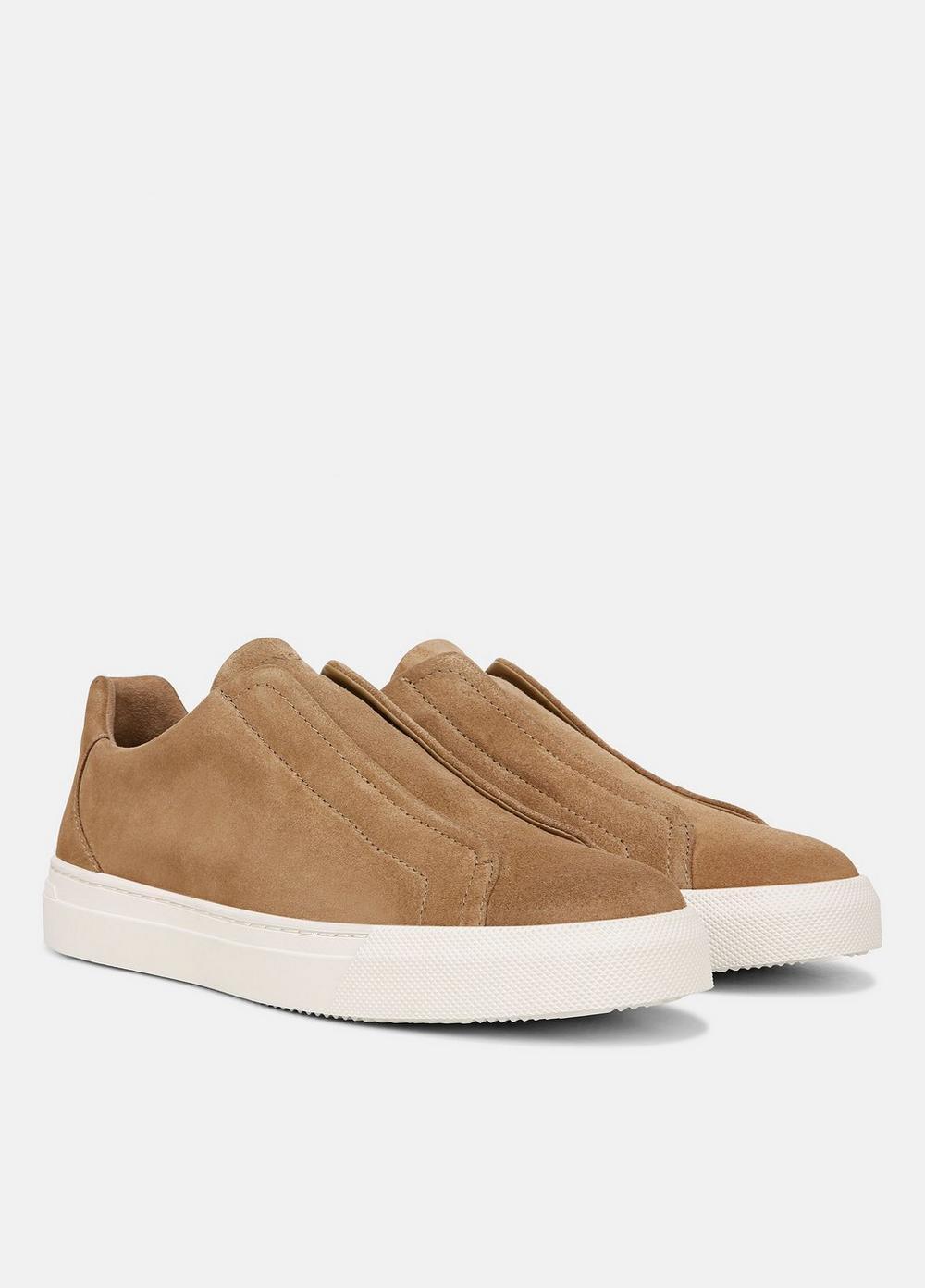 Mens Lakewood Suede Sneaker, Smoke Grey, Size 7 Vince Product Image