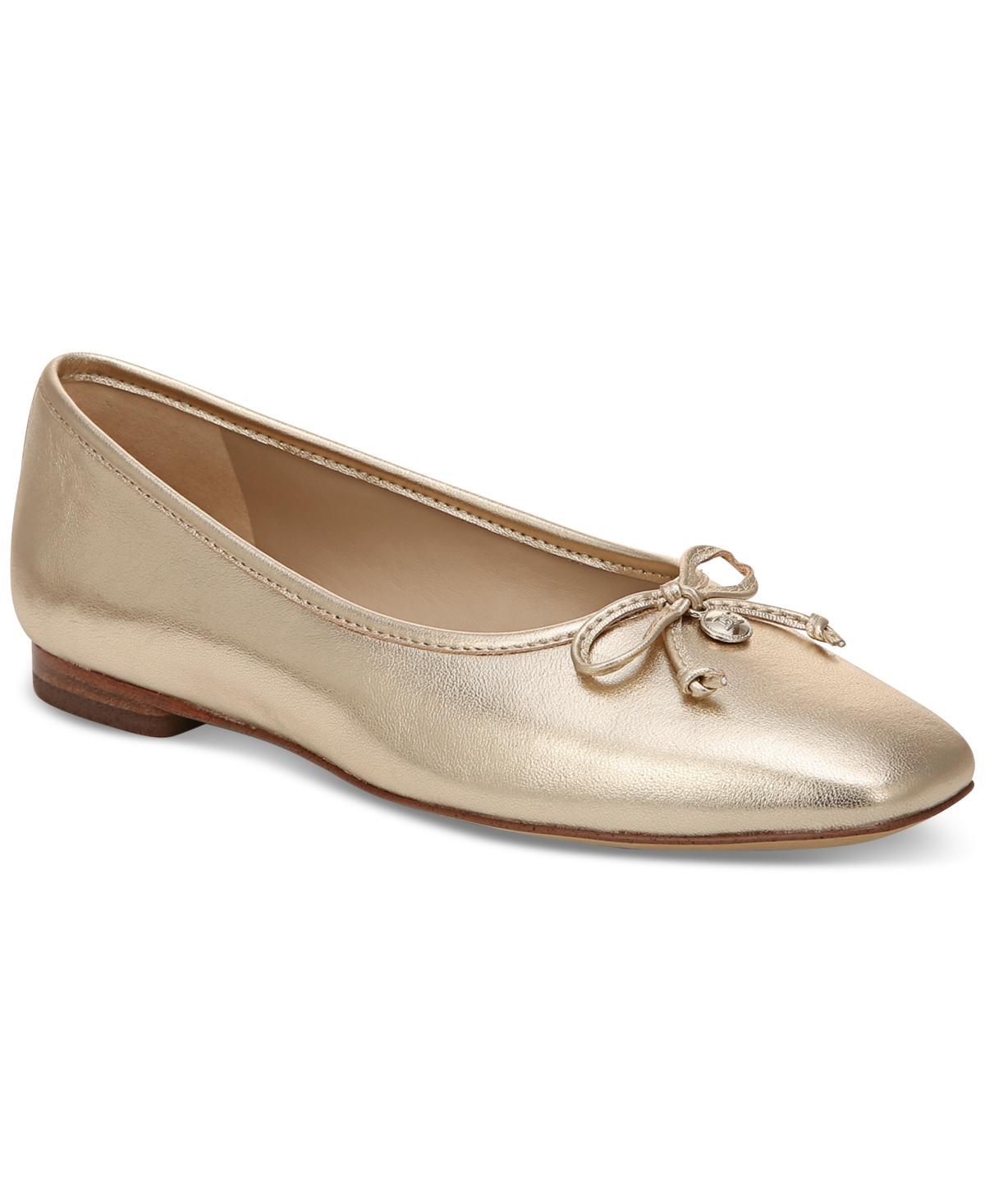 Womens Meadow Metallic Leather Ballet Flats Product Image