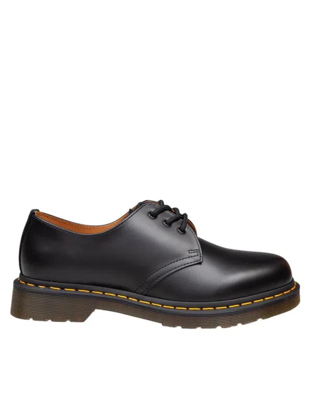 DR. MARTENS' 1461 Lace-up Shoe In Black Leather Product Image