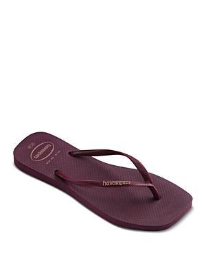 havianas Womens Slim Square Logo Flip-Flops Product Image