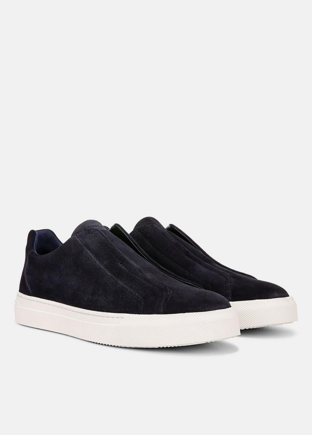 Mens Lakewood Suede Sneaker, Smoke Grey, Size 7 Vince Product Image